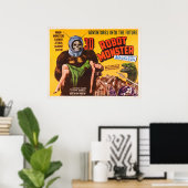 3D ROBOT MONSTER FILM POSTER (Thuiskantoor)