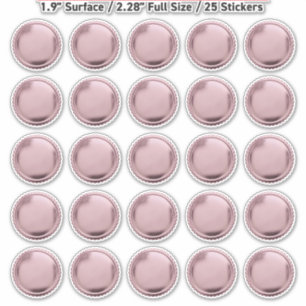 3D Roze Folie Stempel Starburst Excellentie Award Sticker
