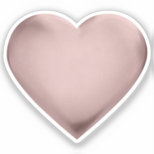 3D Roze Goud Folie Hart Uitmuntendheidsprijs Medai Sticker