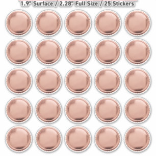 3D Roze Goud Folie Stempel Sterrenstelsel Ondersch Sticker