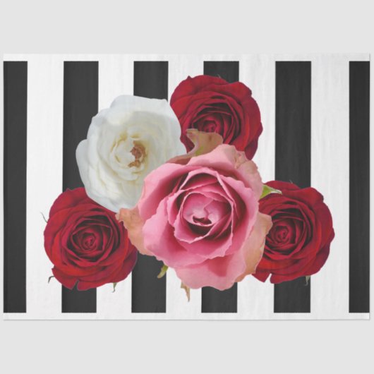 3D-Rozen Weefselpapier Tissuepapier (Voorkant)