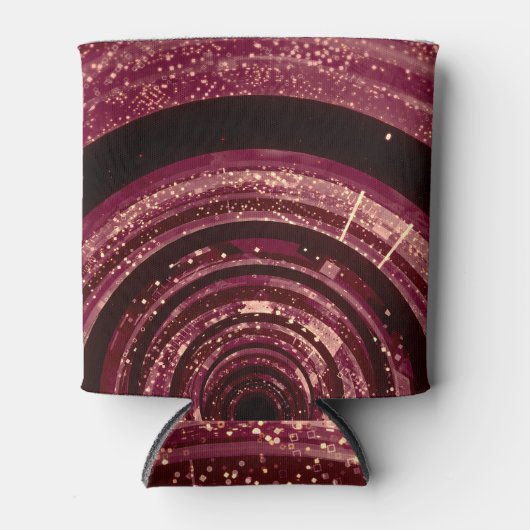 3D ruimte, sci-fi achtergrond. Blikjeskoeler (Voorkant)