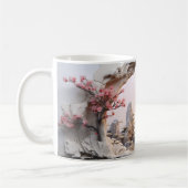 3D rustige Japanse tuin Koffiemok (Links)