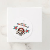 3D Santa Merry Christmas Label (In situ)