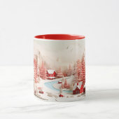 3D Scandinavisch winterlandschap Mok (Midden)