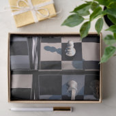 3D-schaakpapier Tissuepapier (Geschenk)