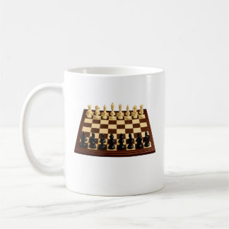3D schaakset koffiemok – Elegant schaakbord ontwer