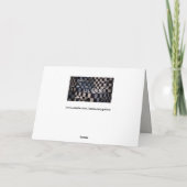 3D schaakwenskaart Kaart (Achterkant)