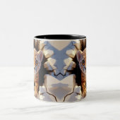 3D Schattigee Baby Cheetah Hot Cocoa Coffee Animal Tweekleurige Koffiemok (Center)
