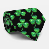 3D Shamrock Stropdas (Opgerold)
