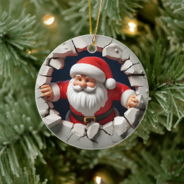 3d Sinterklaas Keramisch Ornament