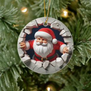 3d Sinterklaas Keramisch Ornament
