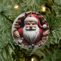 3d Sinterklaas Keramisch Ornament