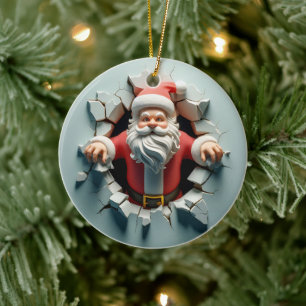 3d Sinterklaas Keramisch Ornament