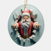 3d Sinterklaas Keramisch Ornament (Links)