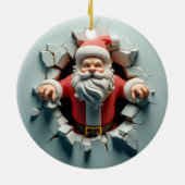 3d Sinterklaas Keramisch Ornament (Achterkant)