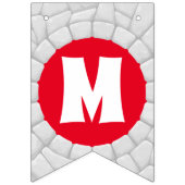 3D Sinterklaas Kerstmis Rode Vakantie Vlaggetjes (Tweede vlag)