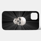 3D Skull Hoesje-Mate iPhone Case (Achterkant (horizontaal))