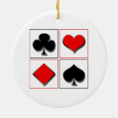 3D-speelkaartpakken Keramisch Ornament (Achterkant)