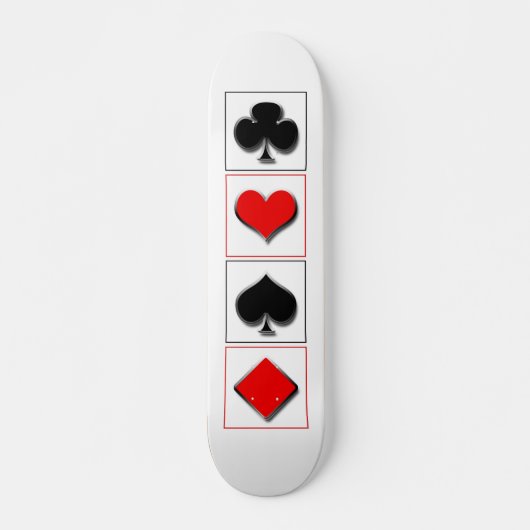 3D-speelkaartpakken Skateboard (Voorkant)