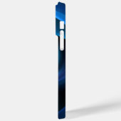 3D Spiraal Blauwe Kleuren Moderne Abstracte Fracta Case-Mate iPhone Case (Achterkant / Links)