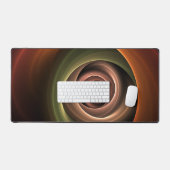 3D Spiral Abstract Warm Colors Modern Fractal Art Bureaumat (Keyboard & Muis)