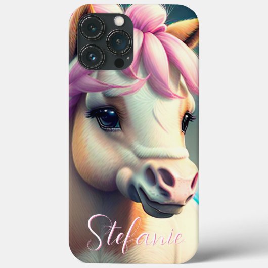 3D Spirit Pony 1 Case-Mate iPhone Case (Achterkant)