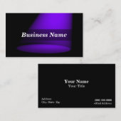 3D-spotlight (Paars) Visitekaartje (Voorkant / Achterkant)