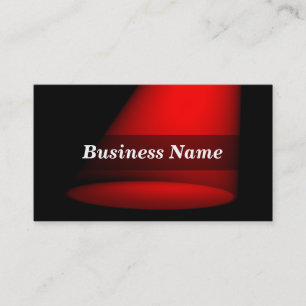 3D-spotlight (rood) Visitekaartje