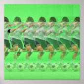 3D Stereogram Soccer Poster (Devant)