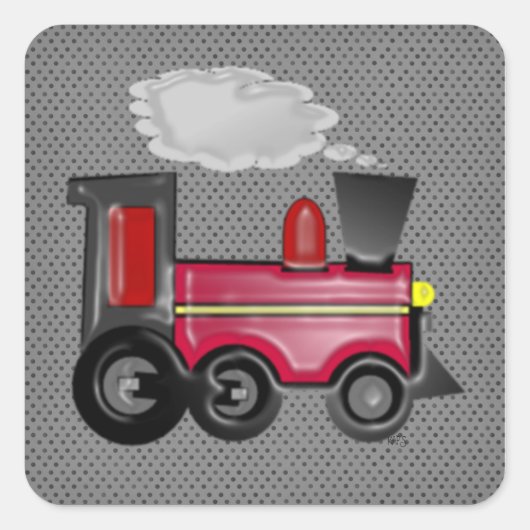 3D-Sticker Vierkante Sticker (Voorkant)