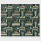 3d stijl Book Lover Wrapping Paper Cadeaupapier (Vlak)