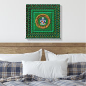 3D Stradling Crest op doek van Krystyna Canvas Afdruk (Insitu (Slaapkamer))