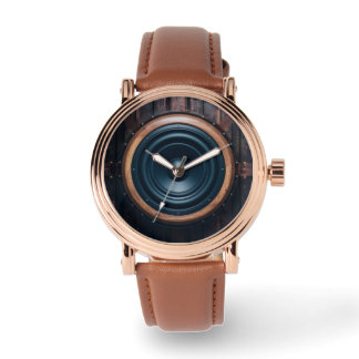 3D Subwoofer Houten Afwerking Voorzijde Horloge