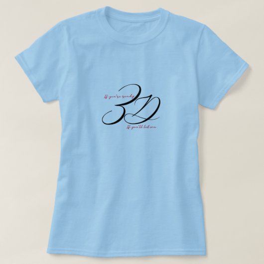 3D T-SHIRT (Design voorkant)