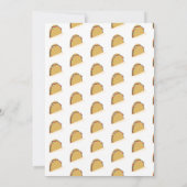 3D Taco Party Gender onthullen Uitnodiging (Achterkant)