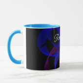 3D To 2D Cylinder Ring Geometric Coffee Mug Mok (Links)