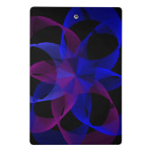 3D To 2D Cylinder Ring Geometric Mini Clipboard Mini Klembord (Achterkant)