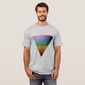 3D-TRIANGEEL LGBT-PRIDE T-SHIRT (Voorkant volledig)