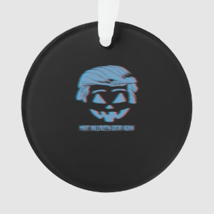 3D Trumpkin Make Halloween Great Again Ornament