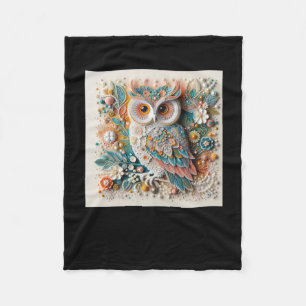 3d Uil #7 Sticker Fleece Deken