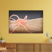 3D Uitgeven van macrofaagfagocytose Canvas Afdruk (Insitu (Woonkamer))