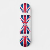 3D Union Jack, Britse vlag Skateboard (Voorkant)