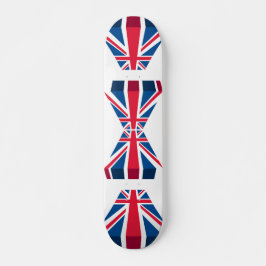 3D Union Jack, Britse vlag Skateboard