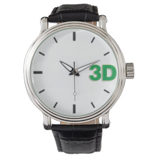 3D uur 2-gr. Horloge