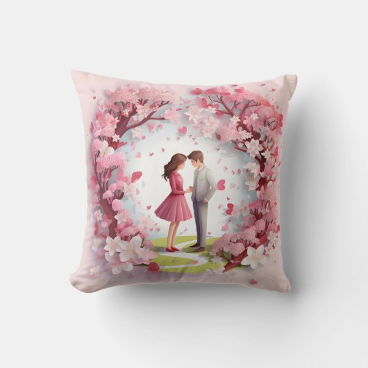 3D Valentine's Day Pillow Kussen (Voorkant)
