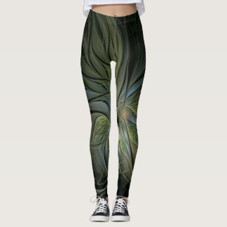 3d Verbluffend Boho patroon in Zwart Leggings