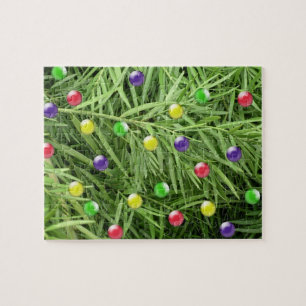 3D-versieringen met kerstfeest Jigzaag Puzzle Legpuzzel