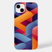3D Vibrant Geometrisch Patroon 2 Case-Mate iPhone Case (Achterkant)