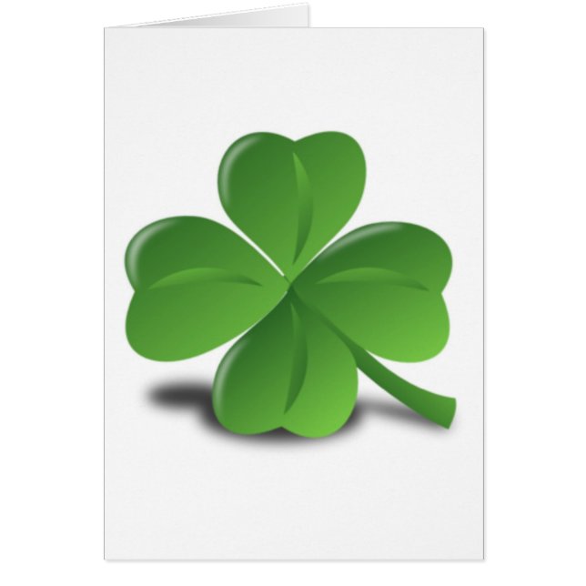 3D Vier Leaf Clover (Voorkant)